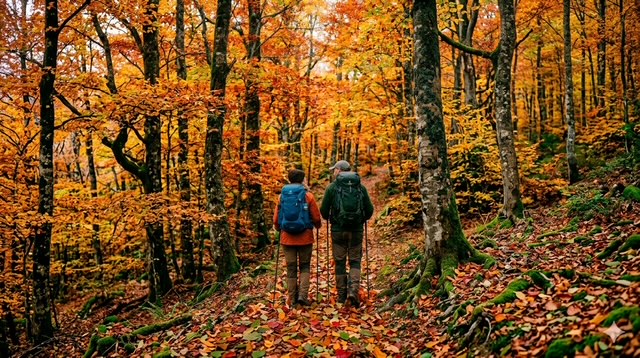 COLORES DE OTOÑO: «SENDERISMO EN EL BOSQUE FINLANDES Y HAYEDO DE MONTEJO»